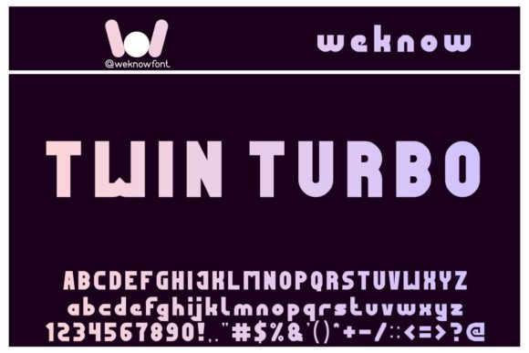 Most Famous Font font preview - 1