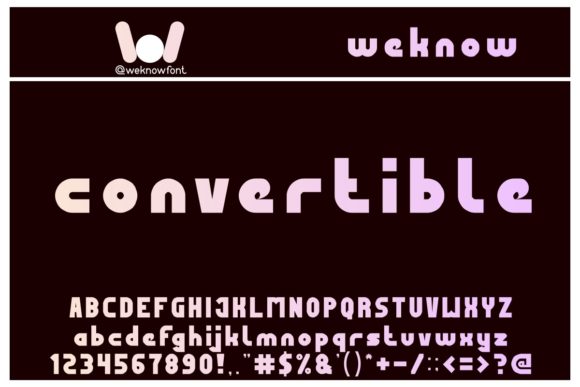 Most Famous Font font preview - 2