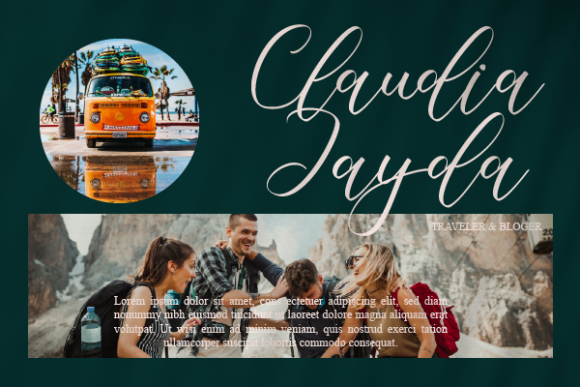 Natalia Yadira Font PNG with transparent background - Preview 1