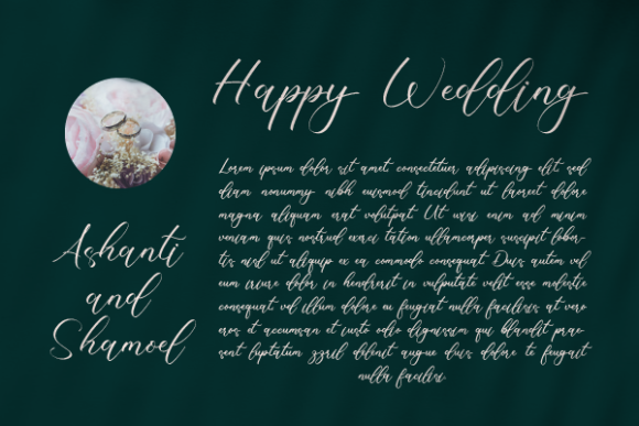 Natalia Yadira Font PNG with transparent background - Preview 3