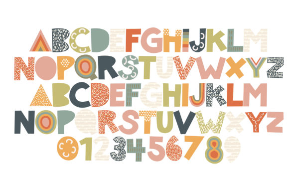 Panoptic Font PNG with transparent background - Preview 1