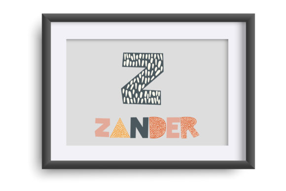Panoptic Font PNG with transparent background - Preview 3