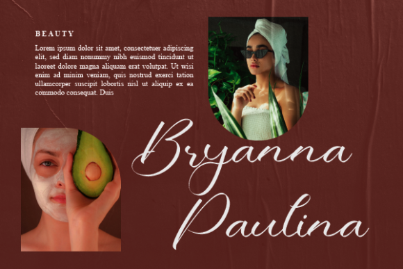 Paterson Nolan Font PNG with transparent background - Preview 5