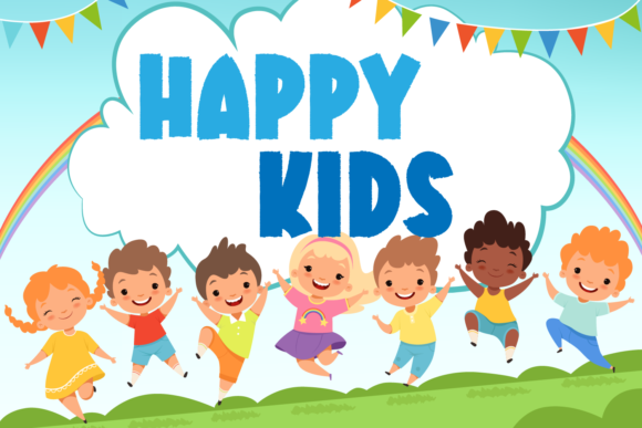 Playfull Cartoon Font PNG with transparent background - Preview 3