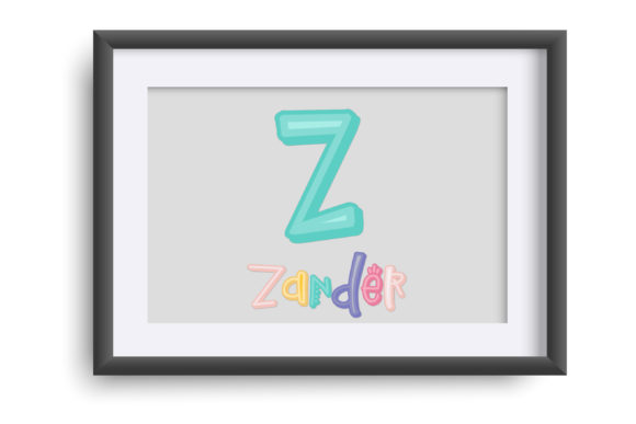 Sherbet Wave Font PNG with transparent background - Preview 3