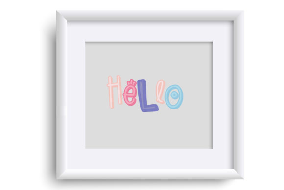 Sherbet Wave Font PNG with transparent background - Preview 4
