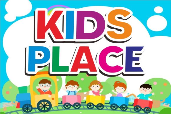 Smooth Kids Font PNG with transparent background - Preview 1