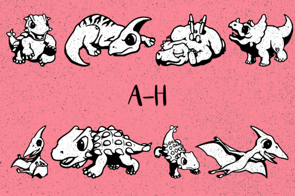 Dino Font - Preview 1