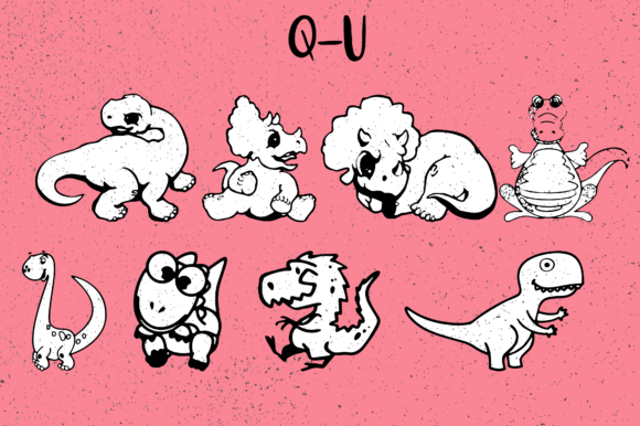 Dino Font - Preview 3