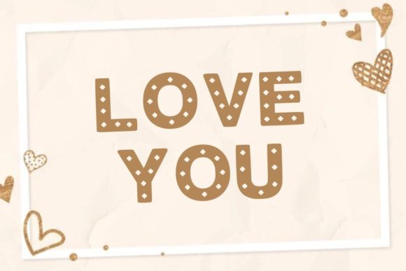 Dots Diamond Font - Preview 3