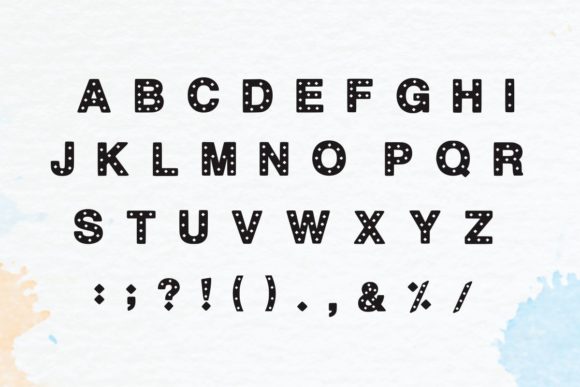 Dots Diamond Font - Preview 5