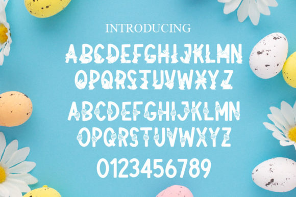 Easter Bunny Font - Preview 1