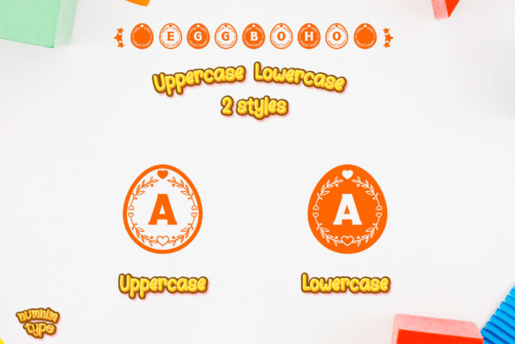 Easter Egg Boho Font - Preview 1