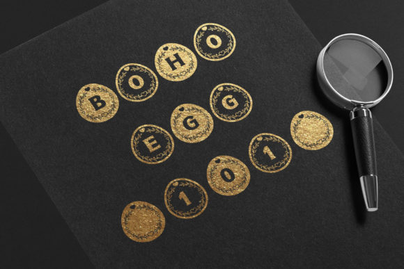 Easter Egg Boho Font - Preview 4