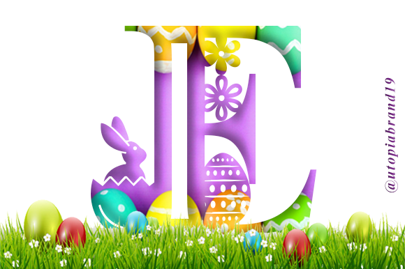 Easter Monogram Font - Preview 1