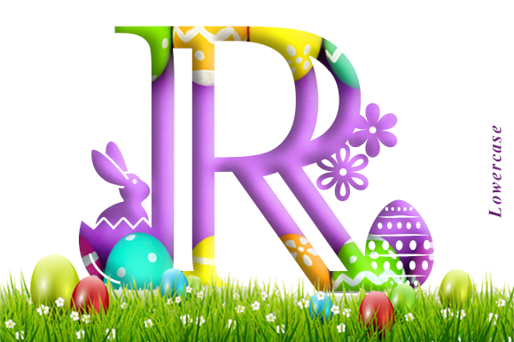 Easter Monogram Font - Preview 3