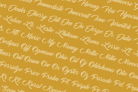 Elegant Font - Preview 2
