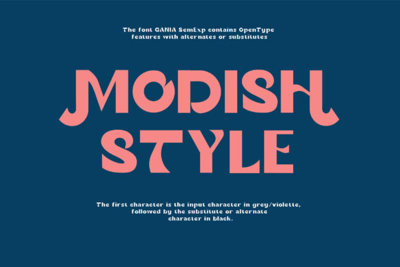 Gania Font - Preview 1