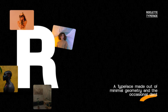 Roclette Font PNG with transparent background - Preview 1