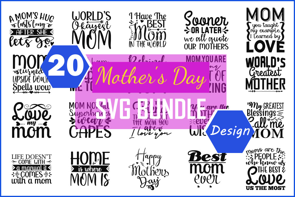 Mother's Day Quotes Designs Bundle Graphic by Sweet Princess · Creative ...
