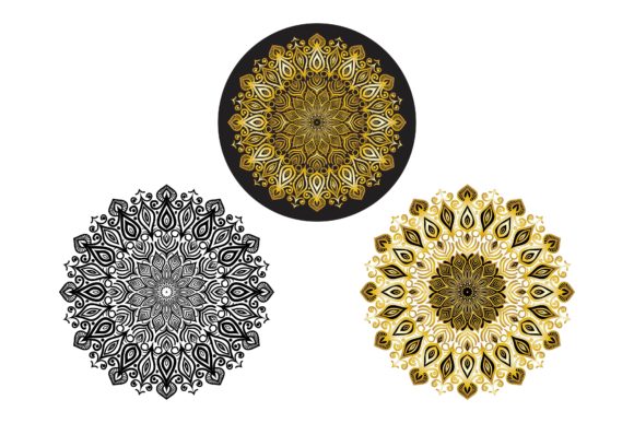 Mandala Pattern Batik Style Design
