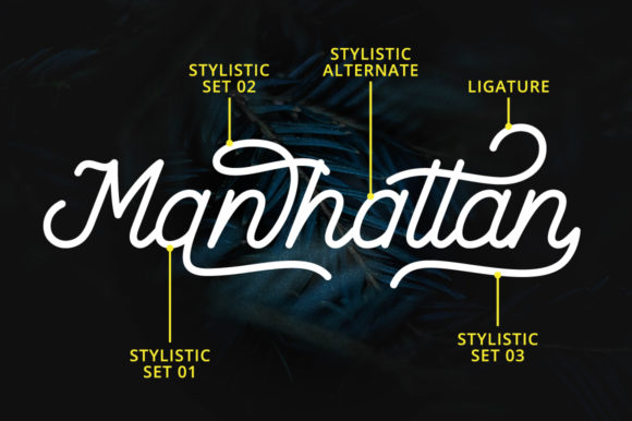 Bathavia Font - Preview 1