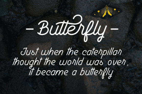 Bathavia Font - Preview 3