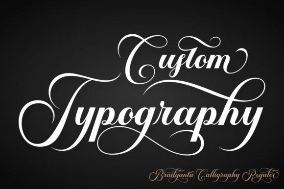 Brailganta Script Font - Preview 4