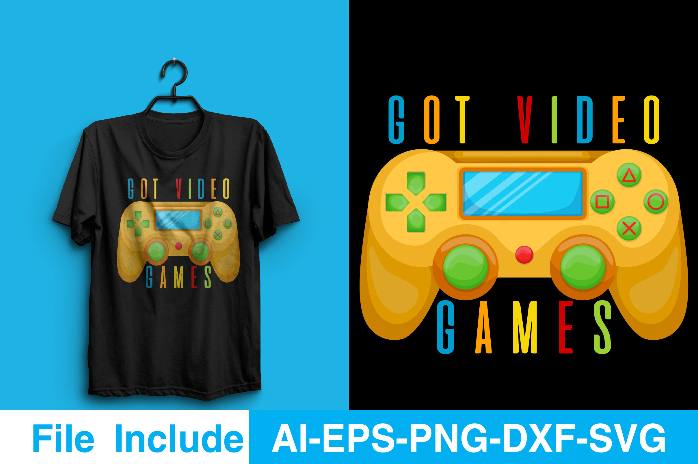 Got Video Game T-shirt Design