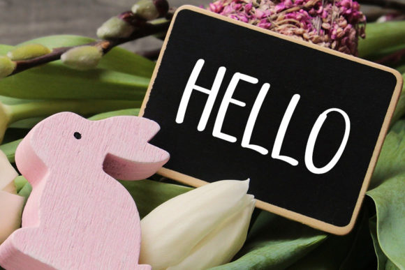 Easter Bunny Font - Preview 1