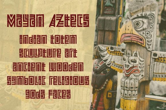 Ancient Totem Font - Preview 2