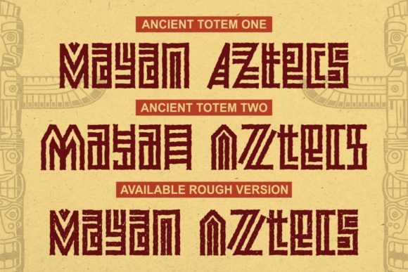Ancient Totem Font - Preview 6