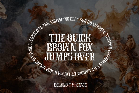 Beluno Font - Preview 1