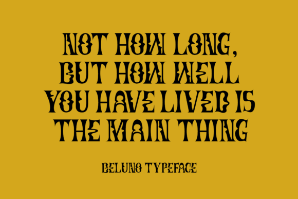 Beluno Font - Preview 5
