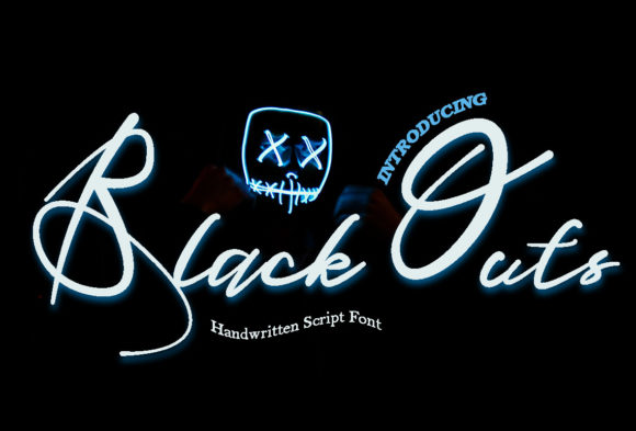 Black Outs Font - Preview 2