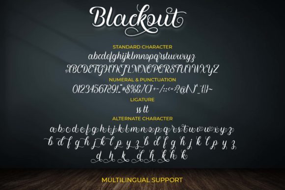 Blackout Font - Preview 6