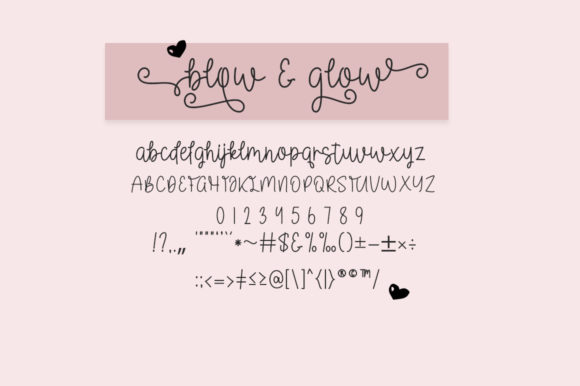 Blow & Glow Font - Preview 6