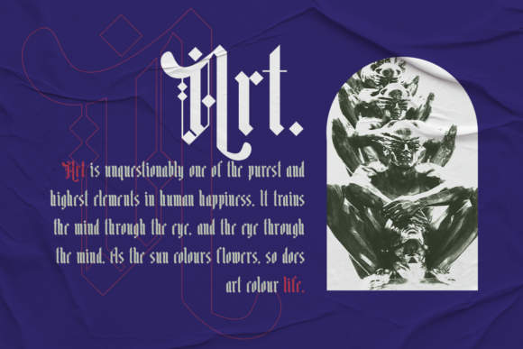 Cokerfill Font - Preview 4