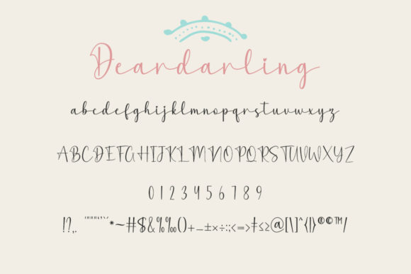 Dear Darling Font - Preview 5