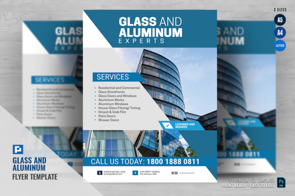 Glass and Aluminum Company Flyer