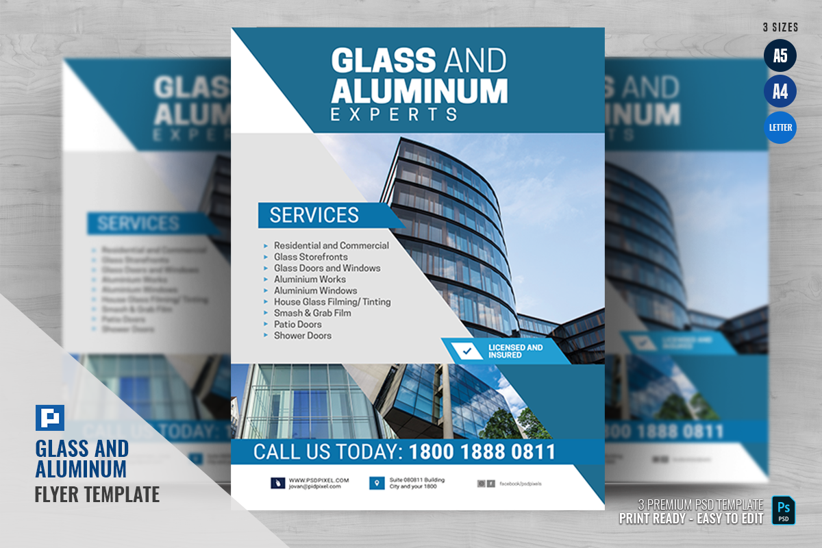 Glass and Aluminum Company Flyer