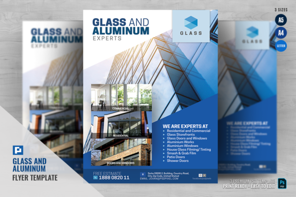 Glass and Aluminum Works Flyer