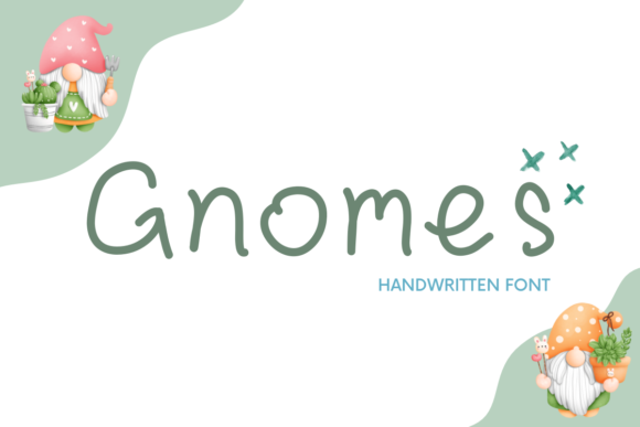 Gnomes Script & Handwritten Font By PeamCreations