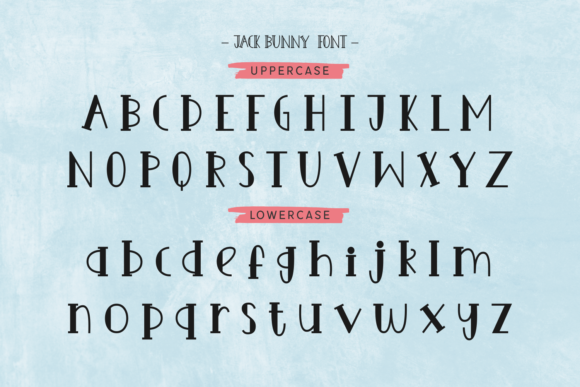 Jack Bunny Font PNG with transparent background - Preview 5