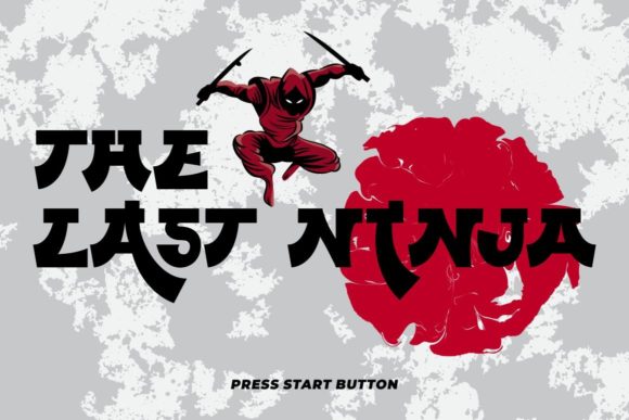 Japanese Emperor Font PNG with transparent background - Preview 3