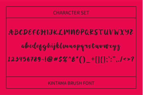 Kintama Font - Preview 3
