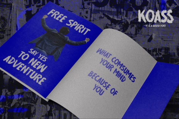 Koass Font PNG with transparent background - Preview 2