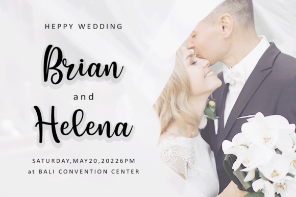 Listin Script Font font preview - 4