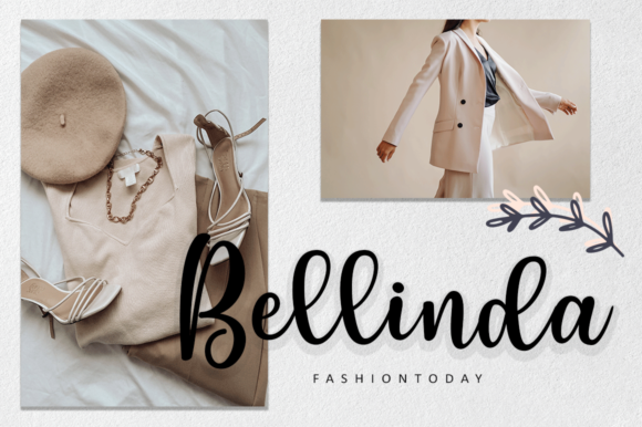 Listin Script Font font preview - 5