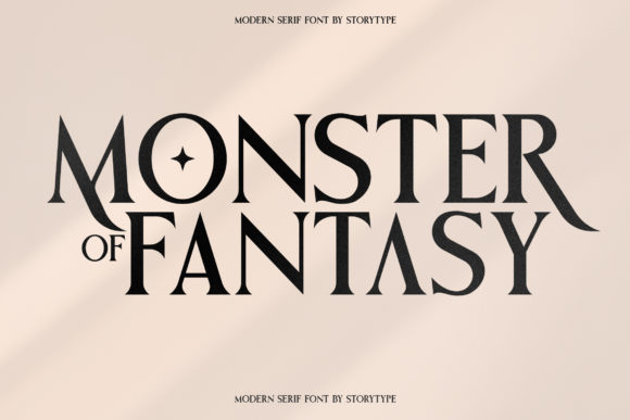 Monster of Fantasy Serif Font By Storytype Studio